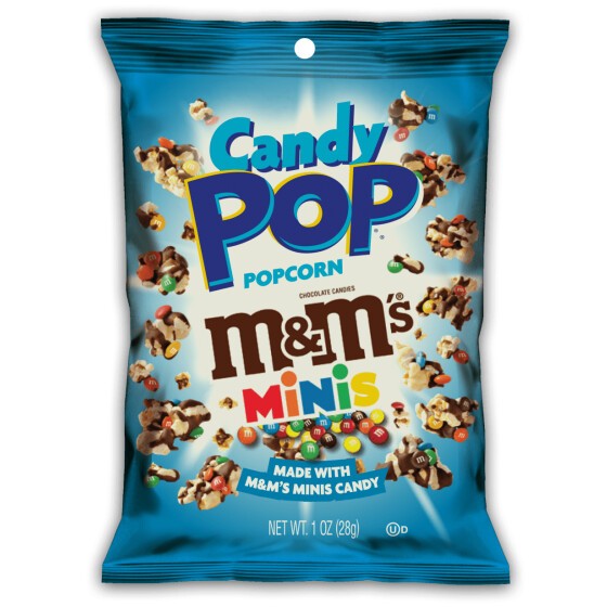 Candy Pop Popcorn m&m minis